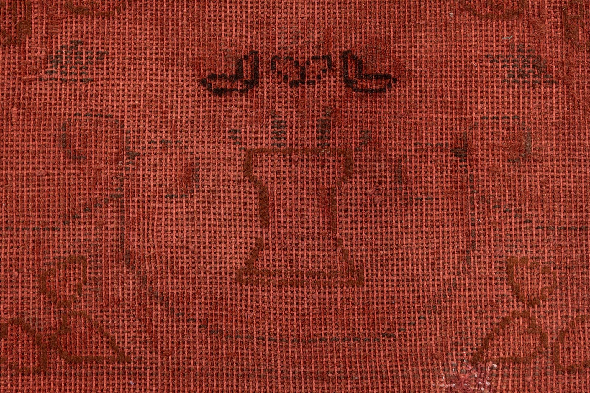 8' 9 x 11' 8 Hand Knotted Ultra Vintage Persian Wool Rug