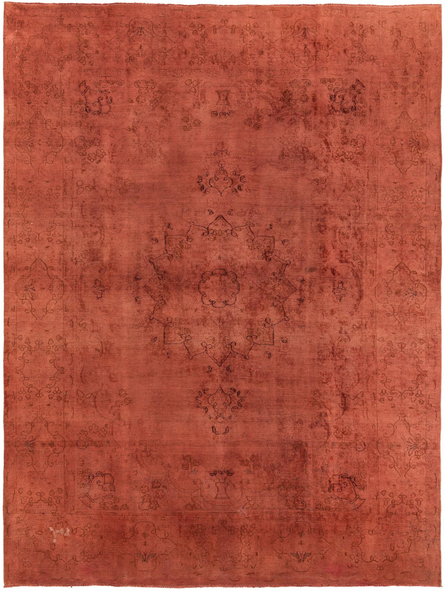 8' 9 x 11' 8 Hand Knotted Ultra Vintage Persian Wool Rug
