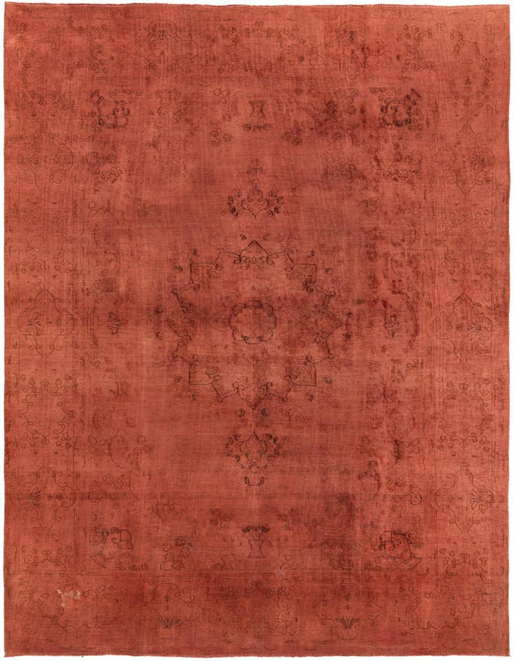 Detail image of 8' 9 x 11' 8 Hand Knotted Ultra Vintage Persian Wool Rug