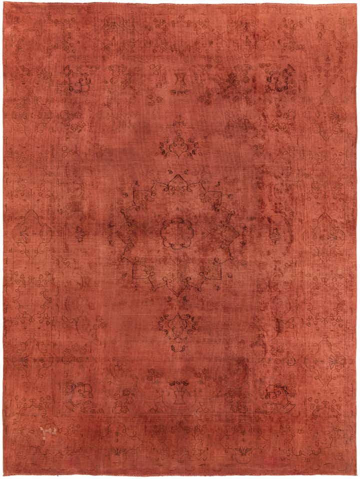 8' 9 x 11' 8 Hand Knotted Ultra Vintage Persian Wool Rug