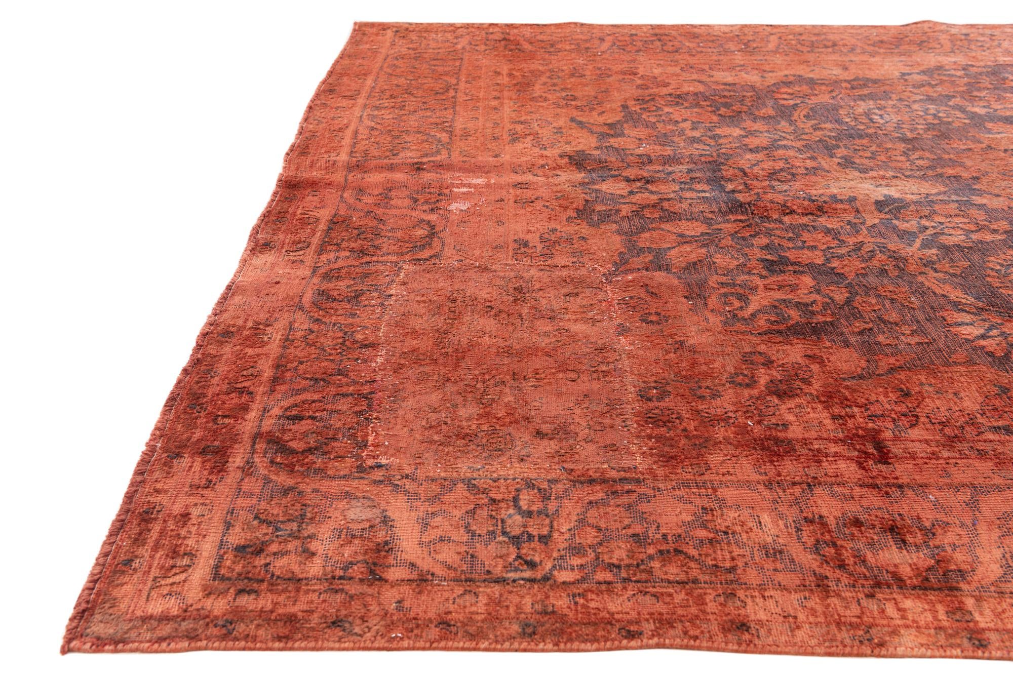 7' 6 x 10' 5 Hand Knotted Ultra Vintage Persian Wool Rug