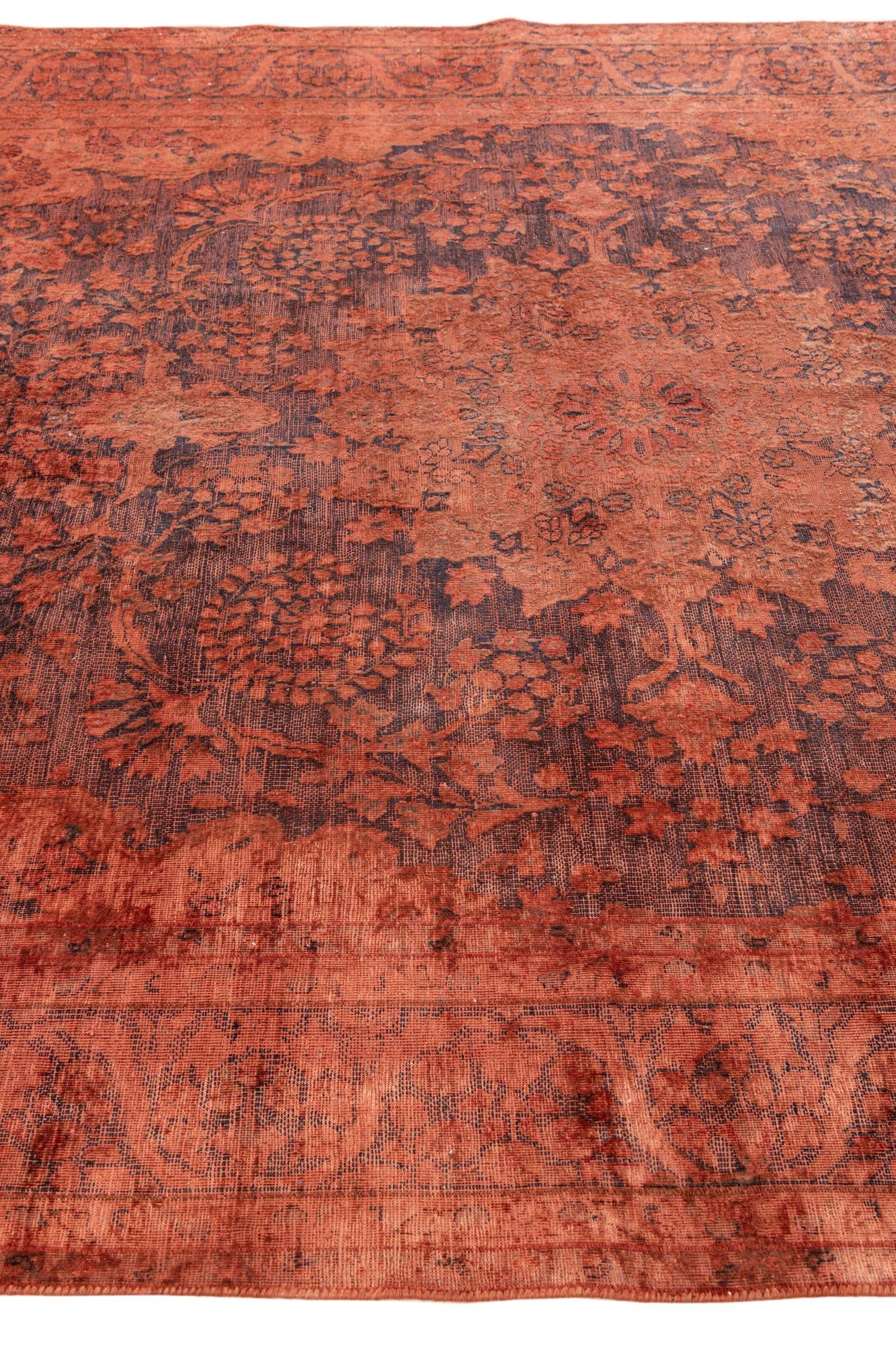 7' 6 x 10' 5 Hand Knotted Ultra Vintage Persian Wool Rug