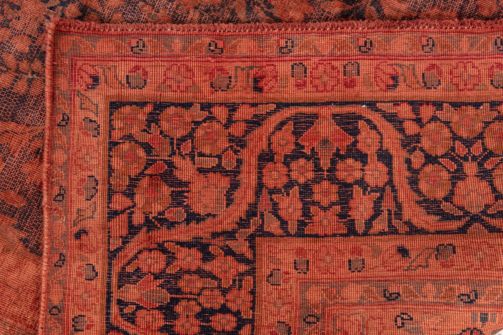 7' 6 x 10' 5 Hand Knotted Ultra Vintage Persian Wool Rug