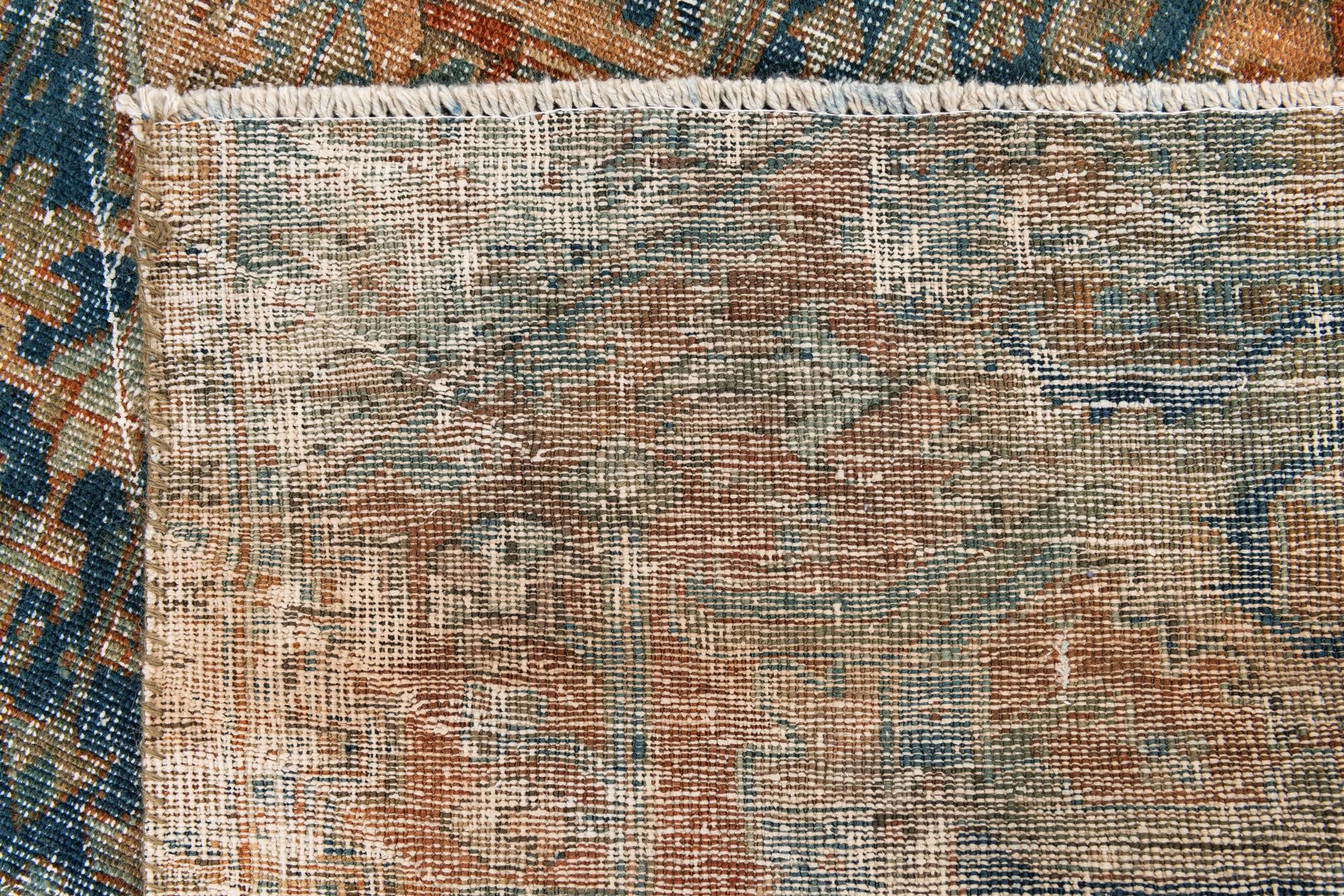 6' 2 x 7' 3 Hand Knotted Ultra Vintage Persian Wool Rug