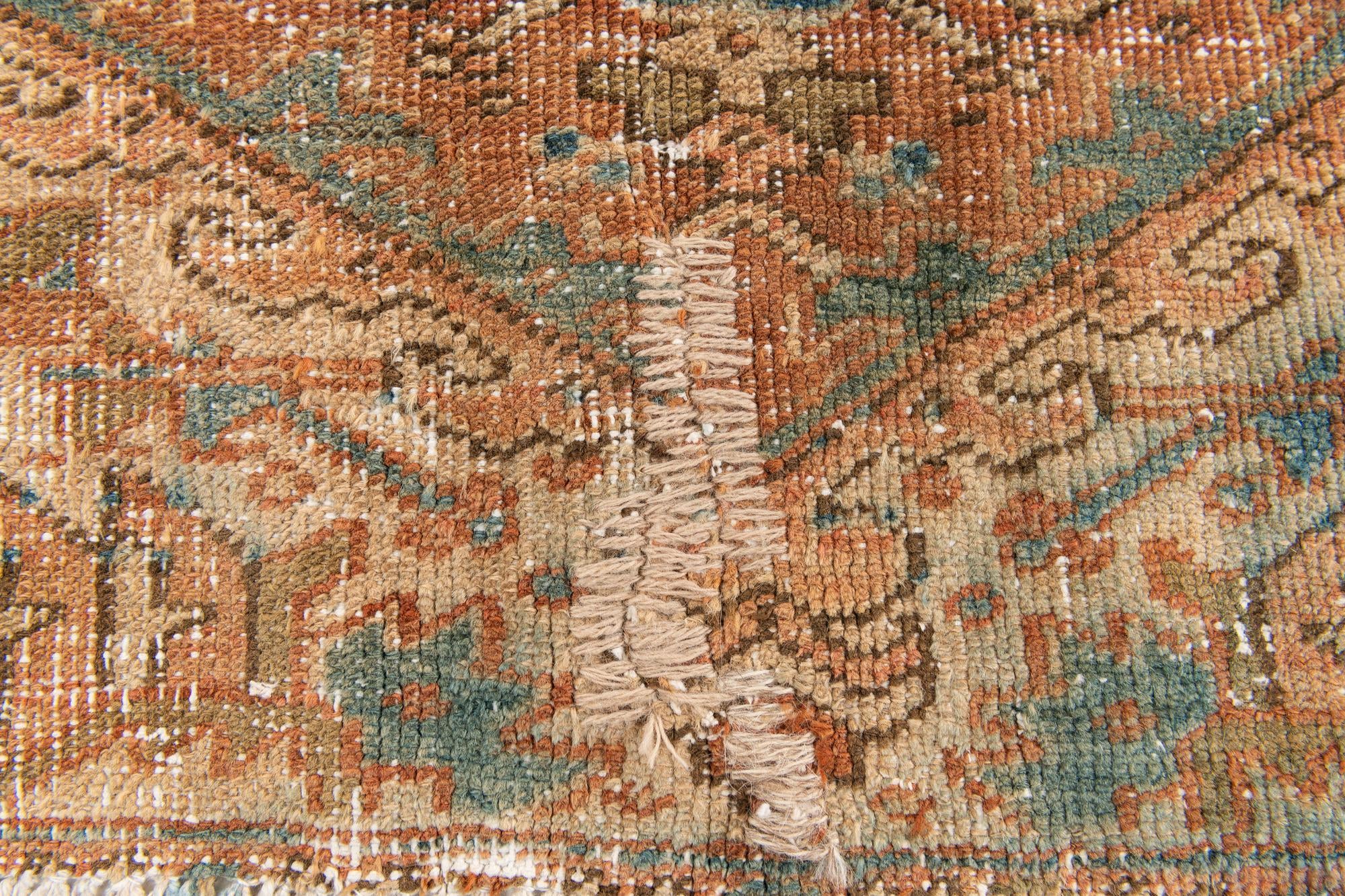 6' 2 x 7' 3 Hand Knotted Ultra Vintage Persian Wool Rug