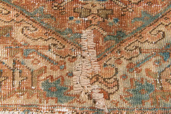 6' 2 x 7' 3 Hand Knotted Ultra Vintage Persian Wool Rug