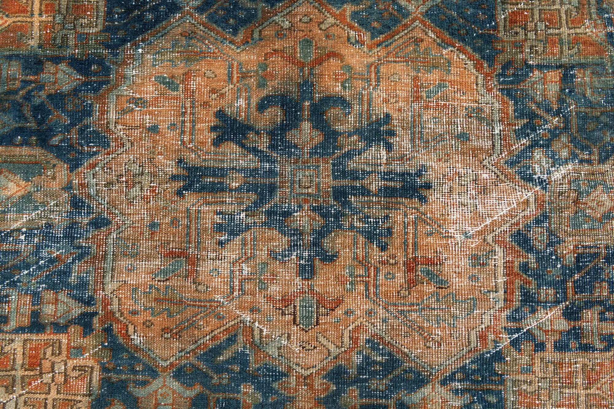 6' 2 x 7' 3 Hand Knotted Ultra Vintage Persian Wool Rug