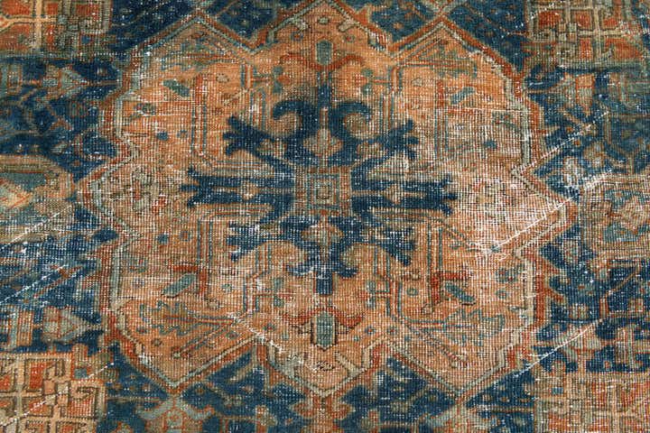 6' 2 x 7' 3 Hand Knotted Ultra Vintage Persian Wool Rug