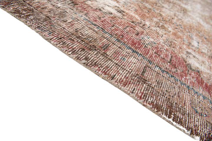 6' 3 x 10' Hand Knotted Ultra Vintage Persian Wool Rug