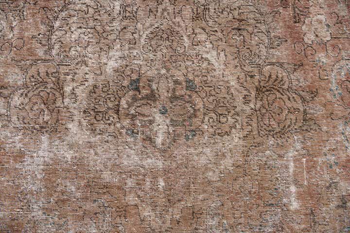 6' 3 x 10' Hand Knotted Ultra Vintage Persian Wool Rug