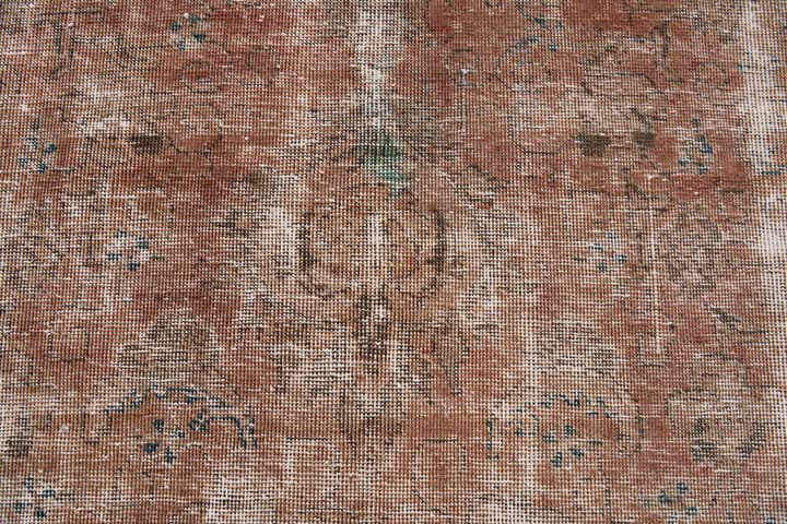 6' 3 x 10' Hand Knotted Ultra Vintage Persian Wool Rug