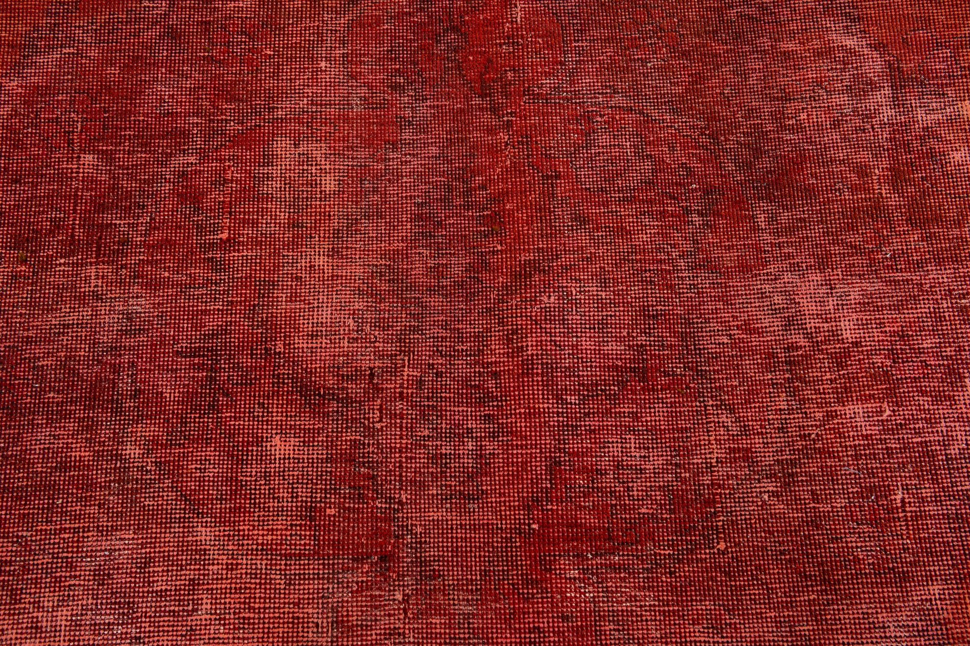 7' 1 x 10' 5 Hand Knotted Ultra Vintage Persian Wool Rug