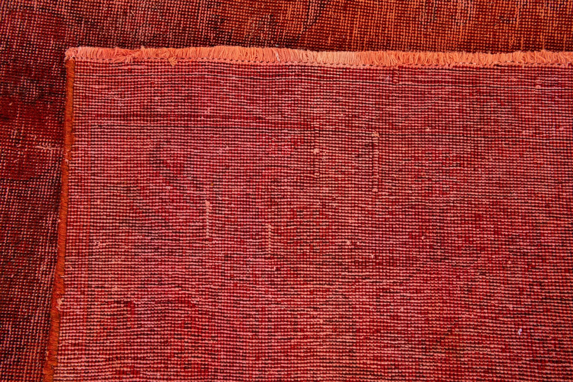 7' 1 x 10' 5 Hand Knotted Ultra Vintage Persian Wool Rug