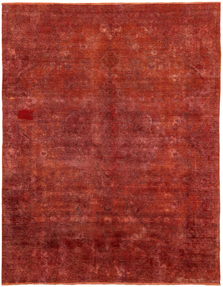 Detail image of 7' 1 x 10' 5 Hand Knotted Ultra Vintage Persian Wool Rug