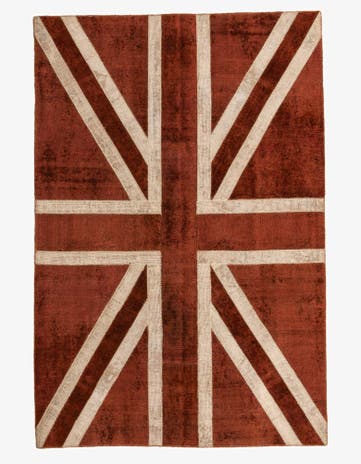 6' 7 x 9' 8 Hand Knotted Ultra Vintage Persian Wool Rug