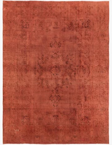 8' 9 x 11' 8 Hand Knotted Ultra Vintage Persian Wool Rug