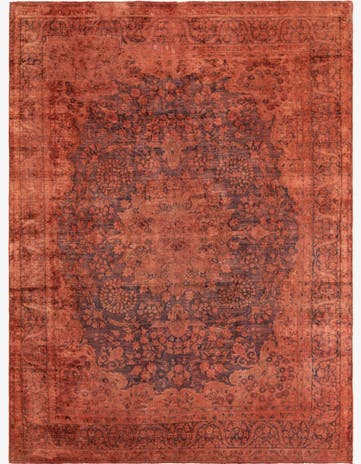 7' 6 x 10' 5 Hand Knotted Ultra Vintage Persian Wool Rug