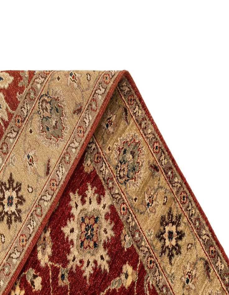 Detail image of 4' 8 x 6' 5 Hand Knotted Ziegler Wool Rug