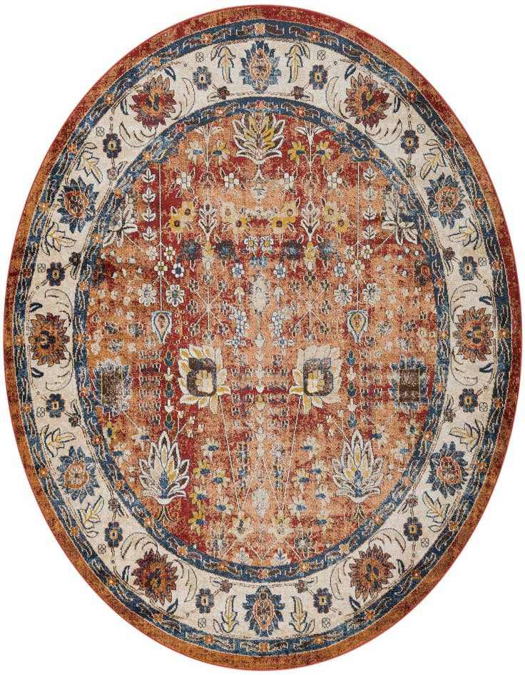 Detail image of 8' x 8' Arcadia Round Rug