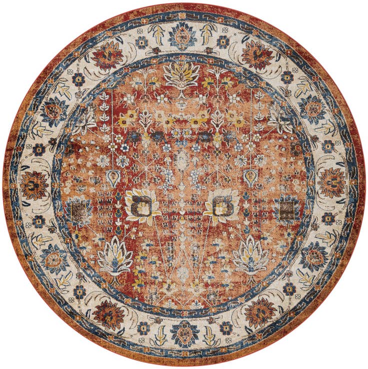 Detailansicht von 245cm x 245cm Arcadia Rund Teppich