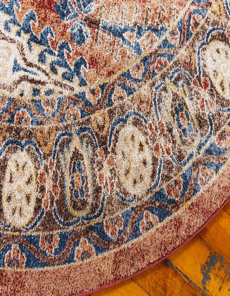 Detail image of 4' x 4' Arcadia Round Rug