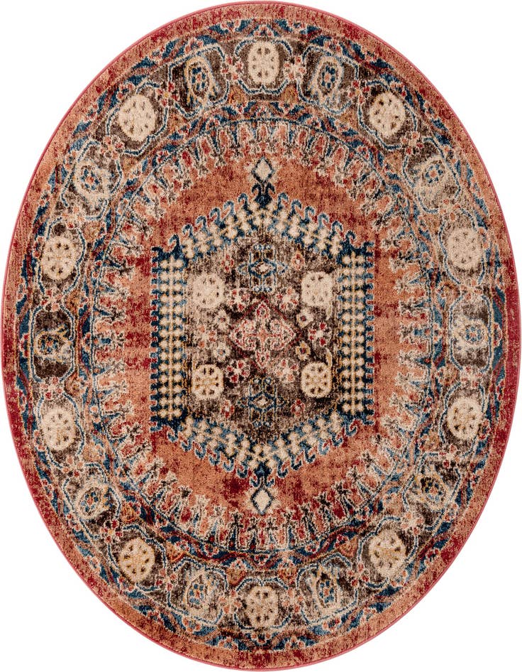 Detail image of 5' 3 x 5' 3 Arcadia Round Rug