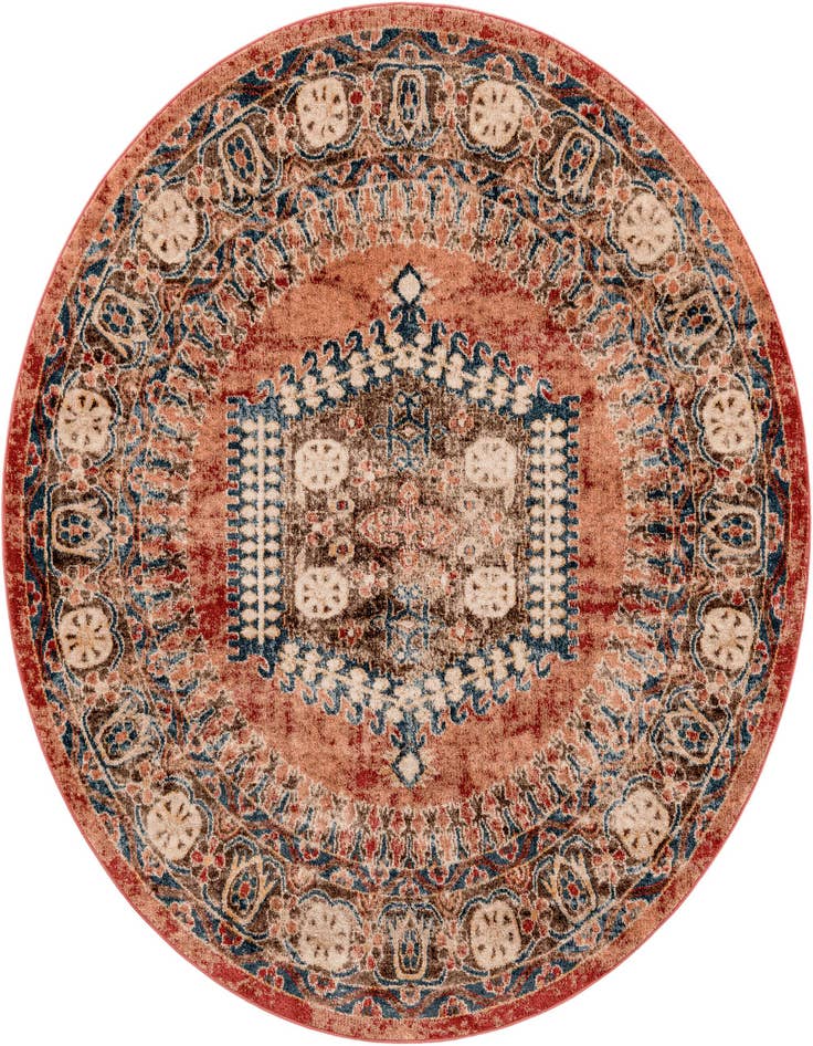 Detail image of 7' x 7' Arcadia Round Rug