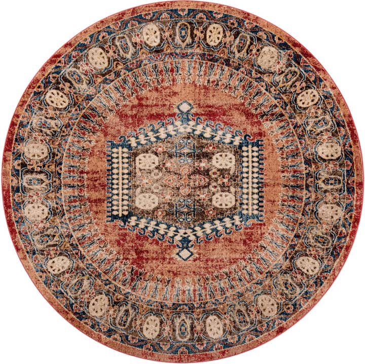 7' 10 x 7' 10 Arcadia Round Rug