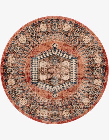 7' x 7' Arcadia Round Rug