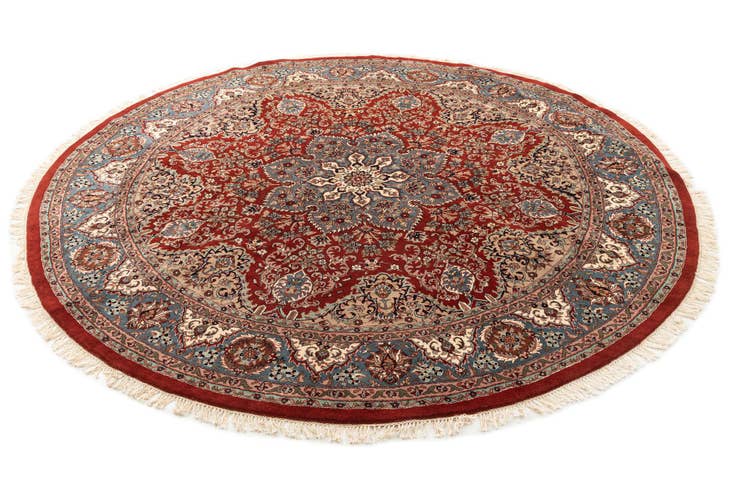 Detail image of 8' 10 x 8' 10 Hand Knotted Bidjar Oriental Wool Round Rug