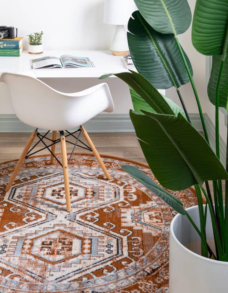 Detail image of 3' x 3' Charlotte Round Rug