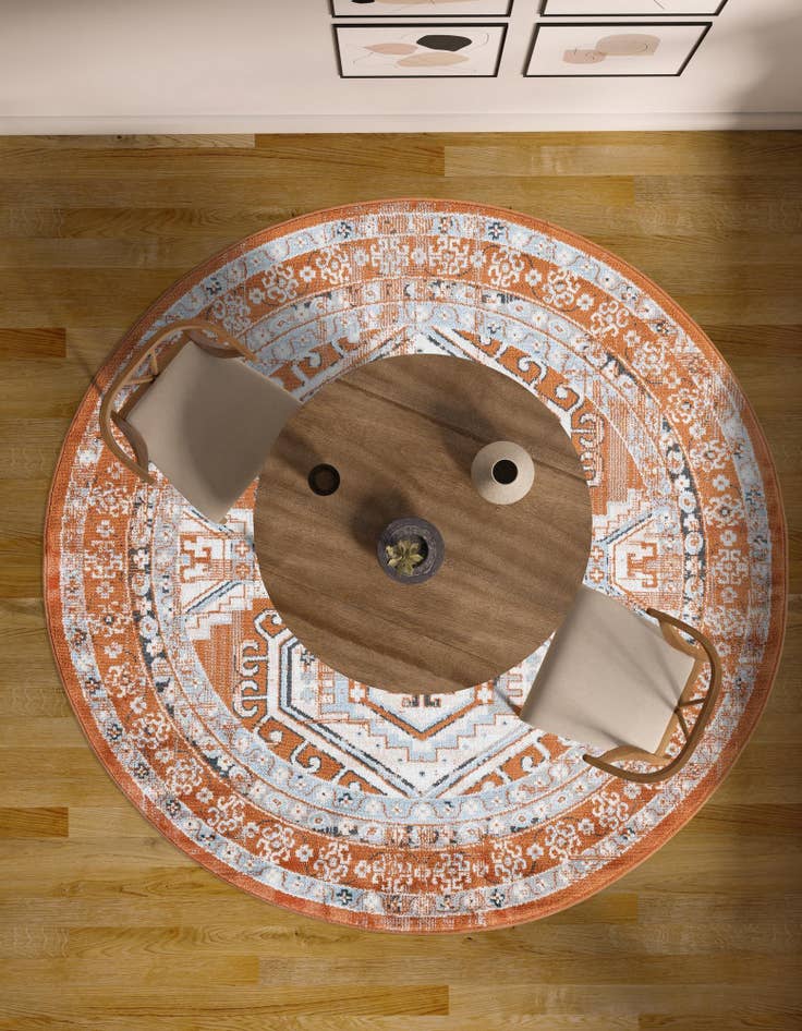 Detail image of 3' x 3' Charlotte Round Rug