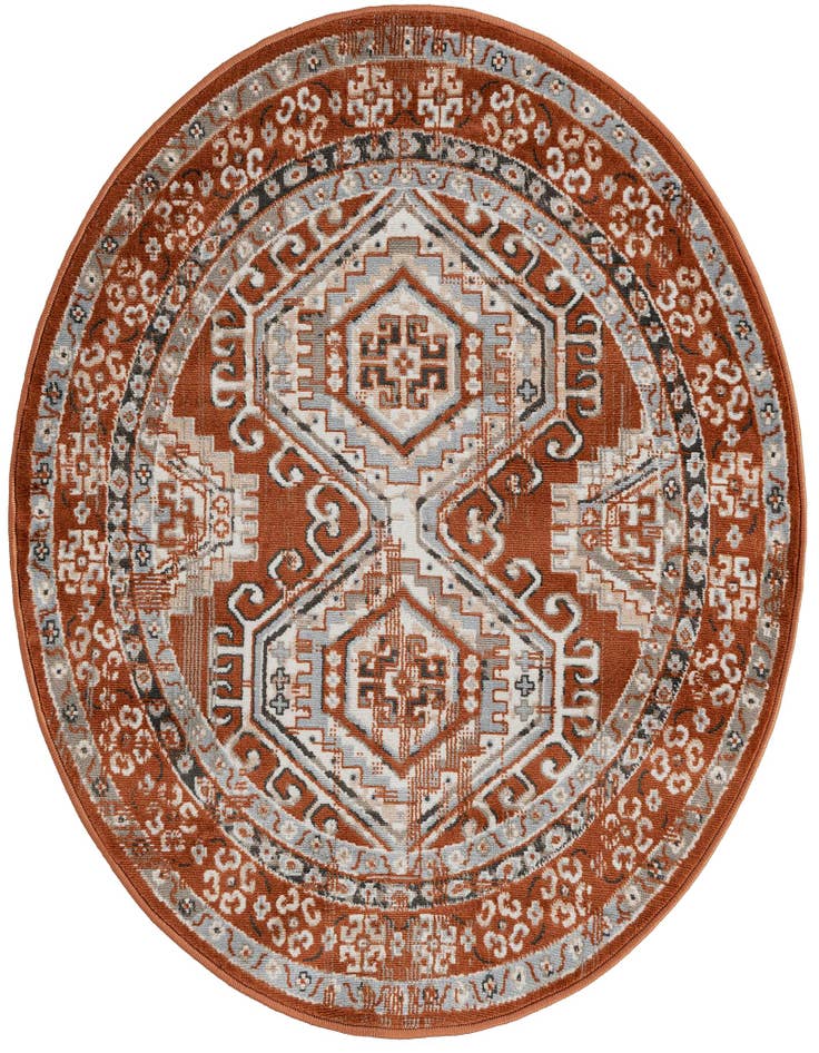 Detail image of 4' 1 x 4' 1 Charlotte Round Rug