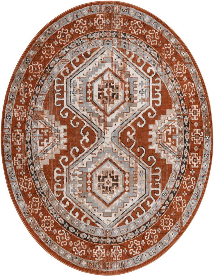 Detail image of 6' 1 x 6' 1 Charlotte Round Rug