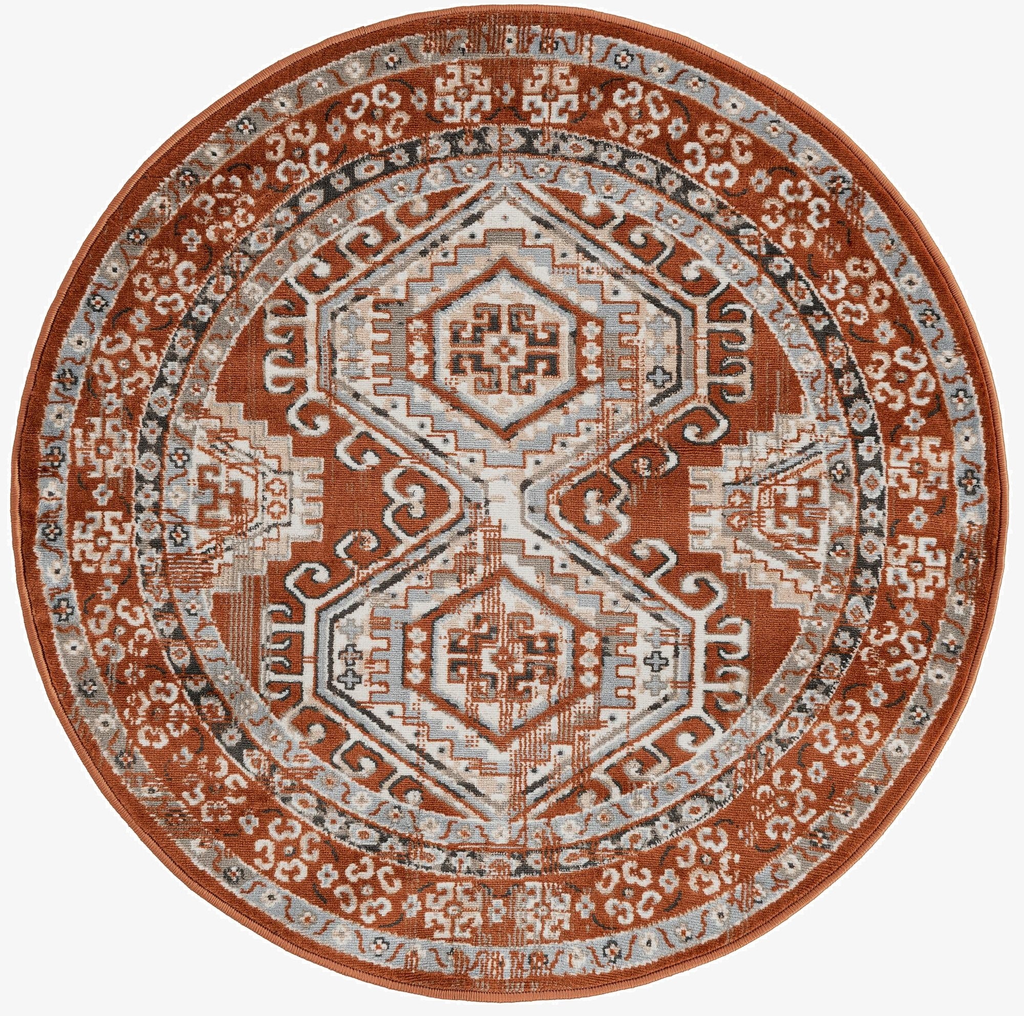 4' 1 x 4' 1 Charlotte Round Rug
