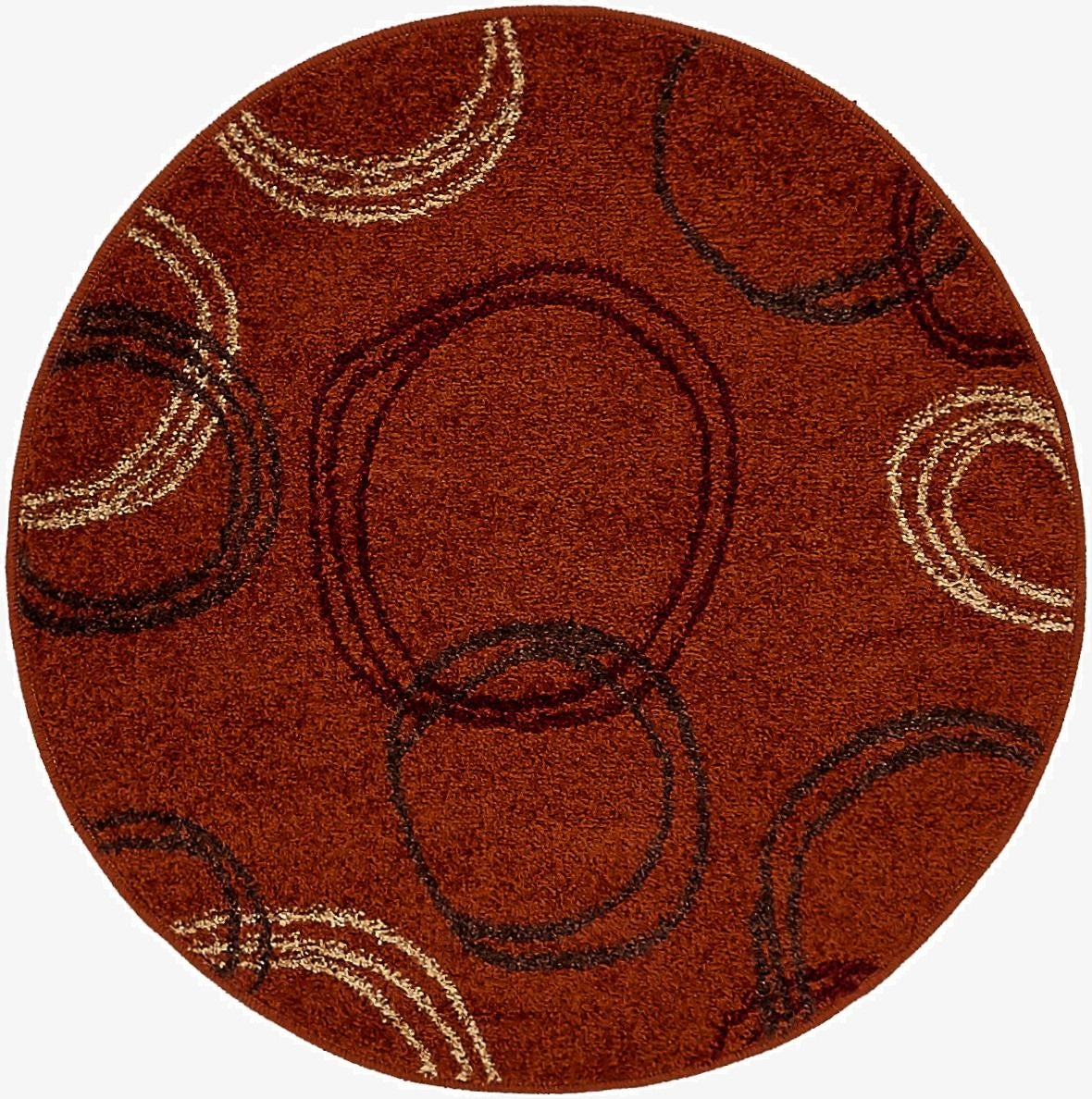 3' 3 x 3' 3 Harvest Round Rug