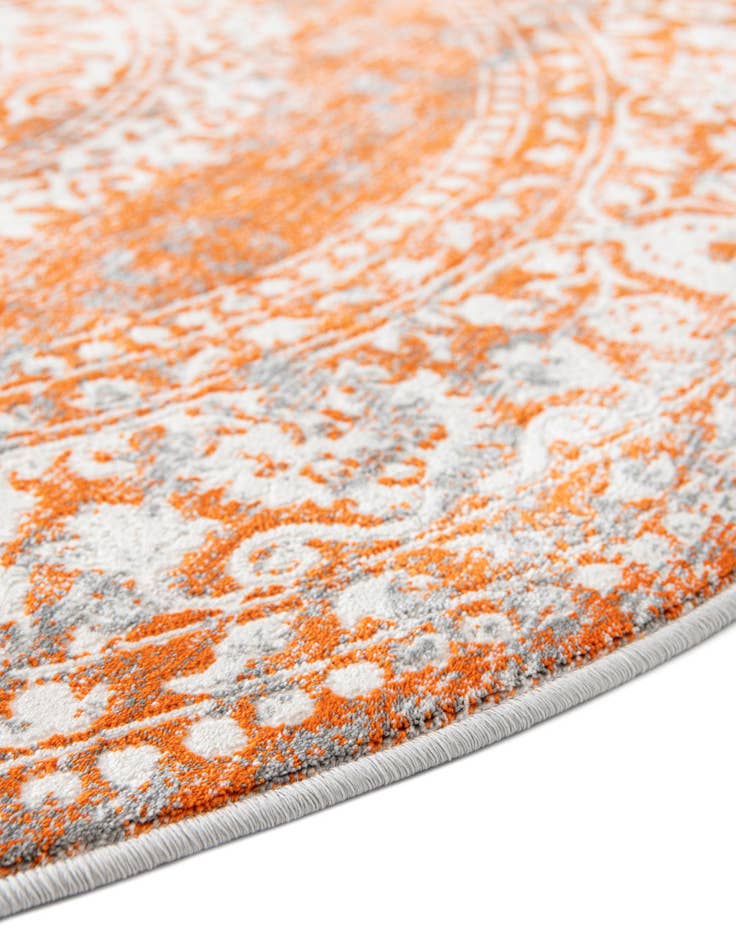 Detail image of 5' 3 x 5' 3 Modern Classical Round Rug