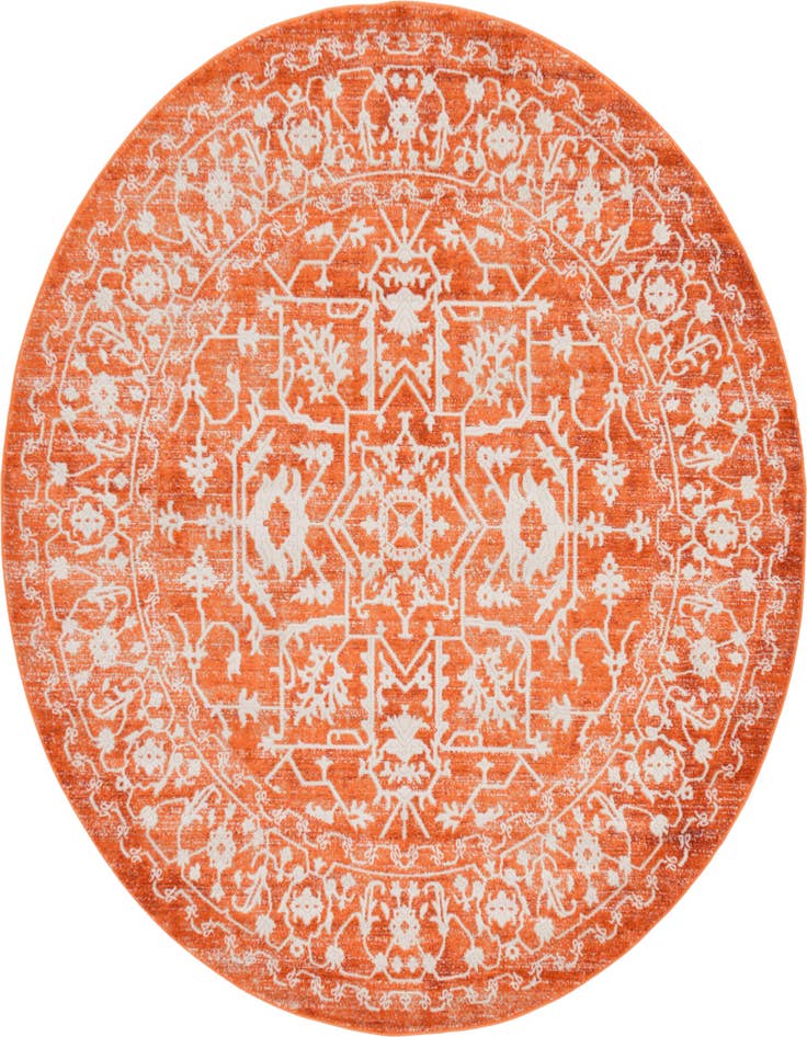 Detail image of 6' x 6' New Vintage Round Rug
