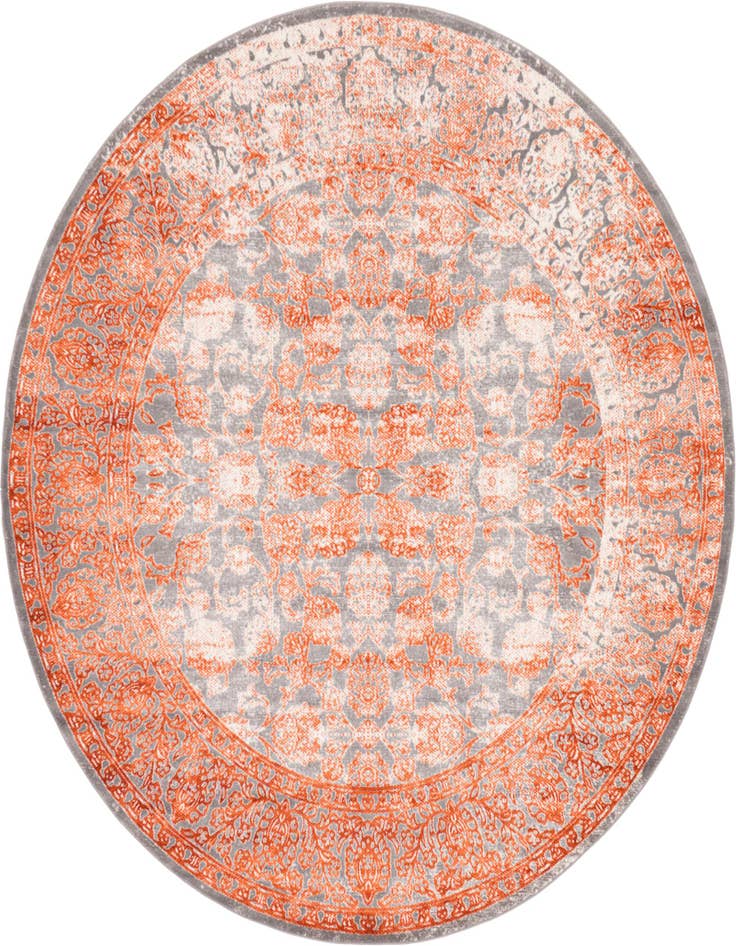 Detail image of 8' x 8' New Vintage Round Rug
