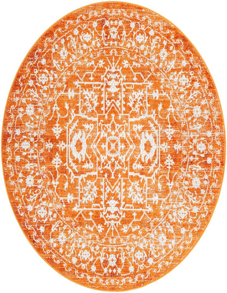 Detail image of 5' 3 x 5' 3 New Vintage Round Rug