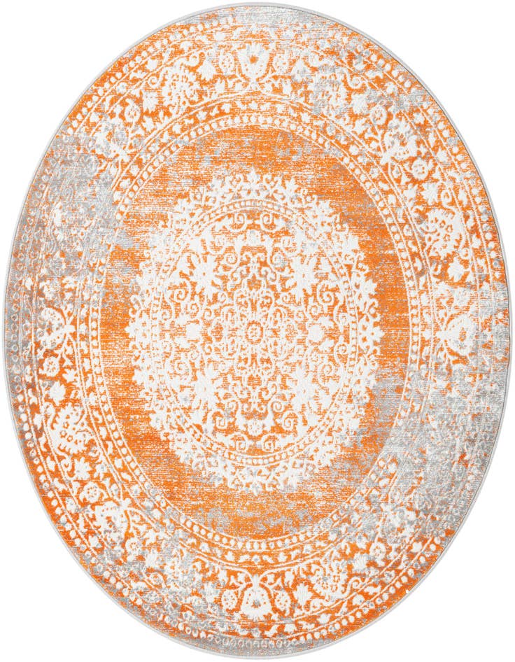 Detail image of 5' 3 x 5' 3 New Vintage Round Rug