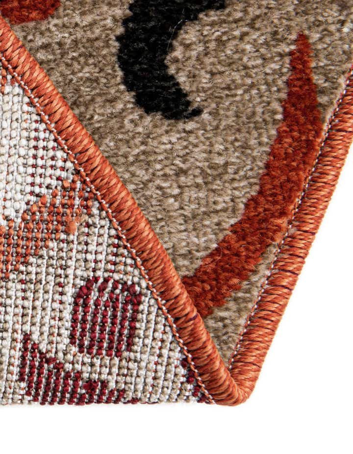 10' x 10' Easy-Clean Modern Indoor / Outdoor Round Rug