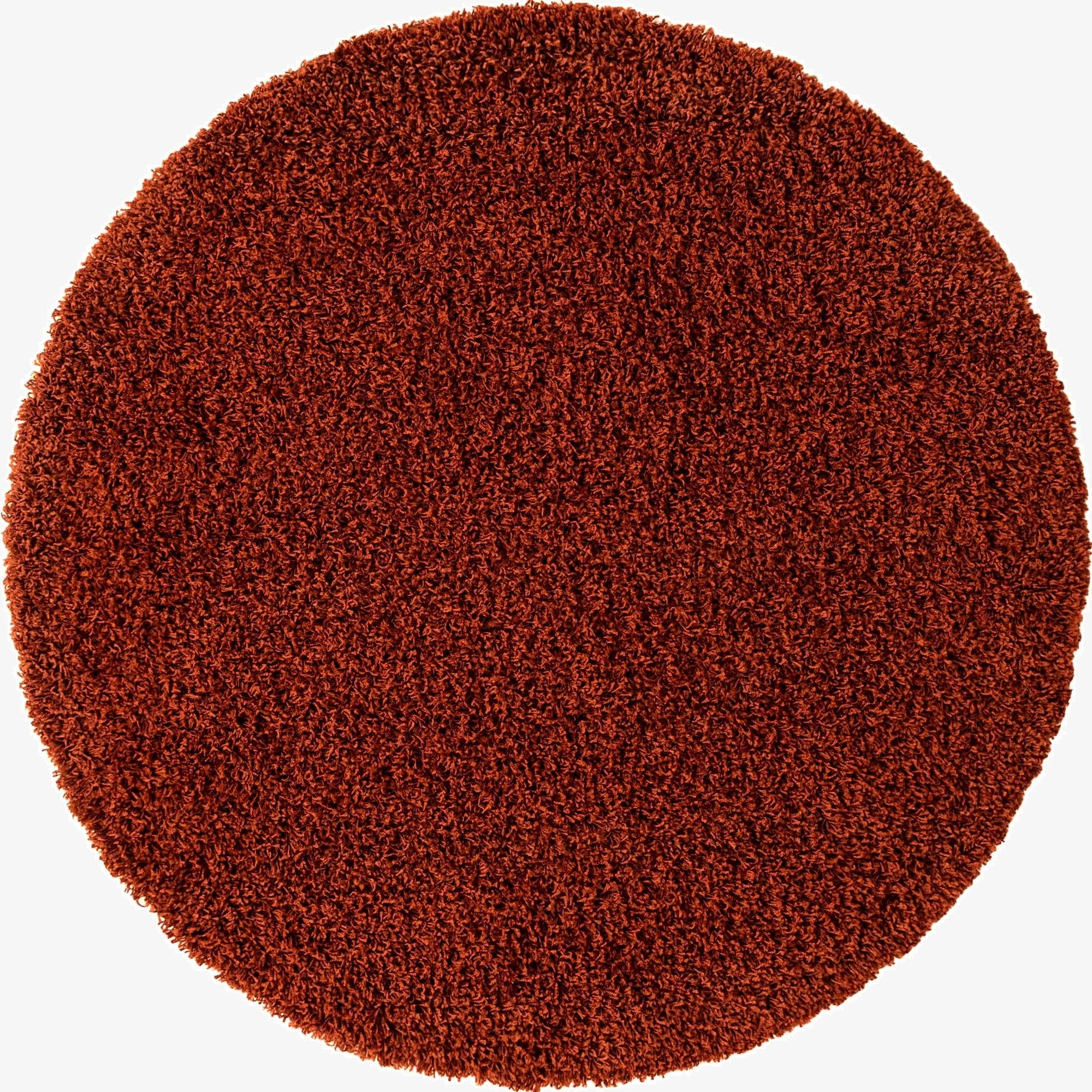 Primary image 5' 3 x 5' 3 Solid Shag Round Rug