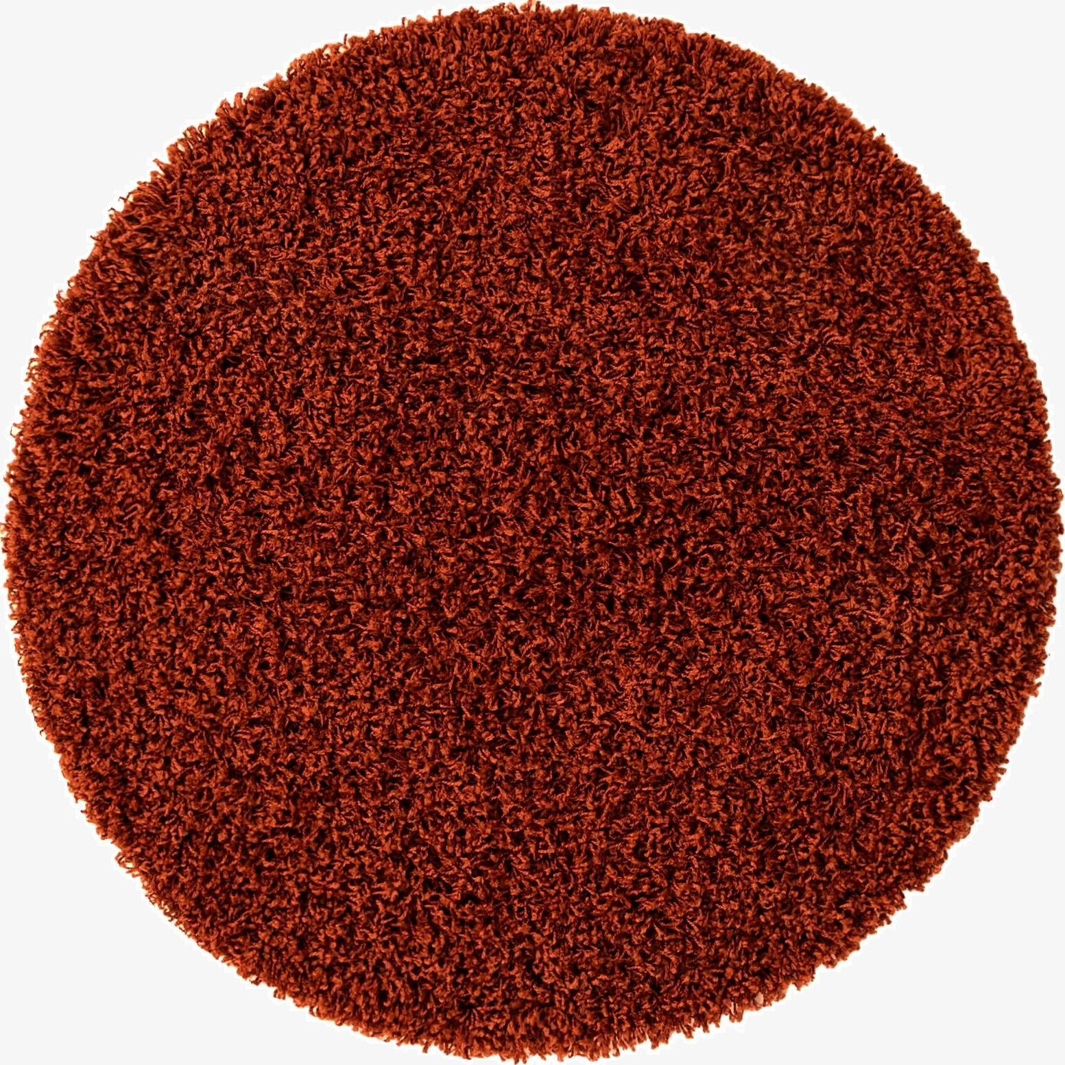 Primary image 3' x 3' Solid Shag Round Rug