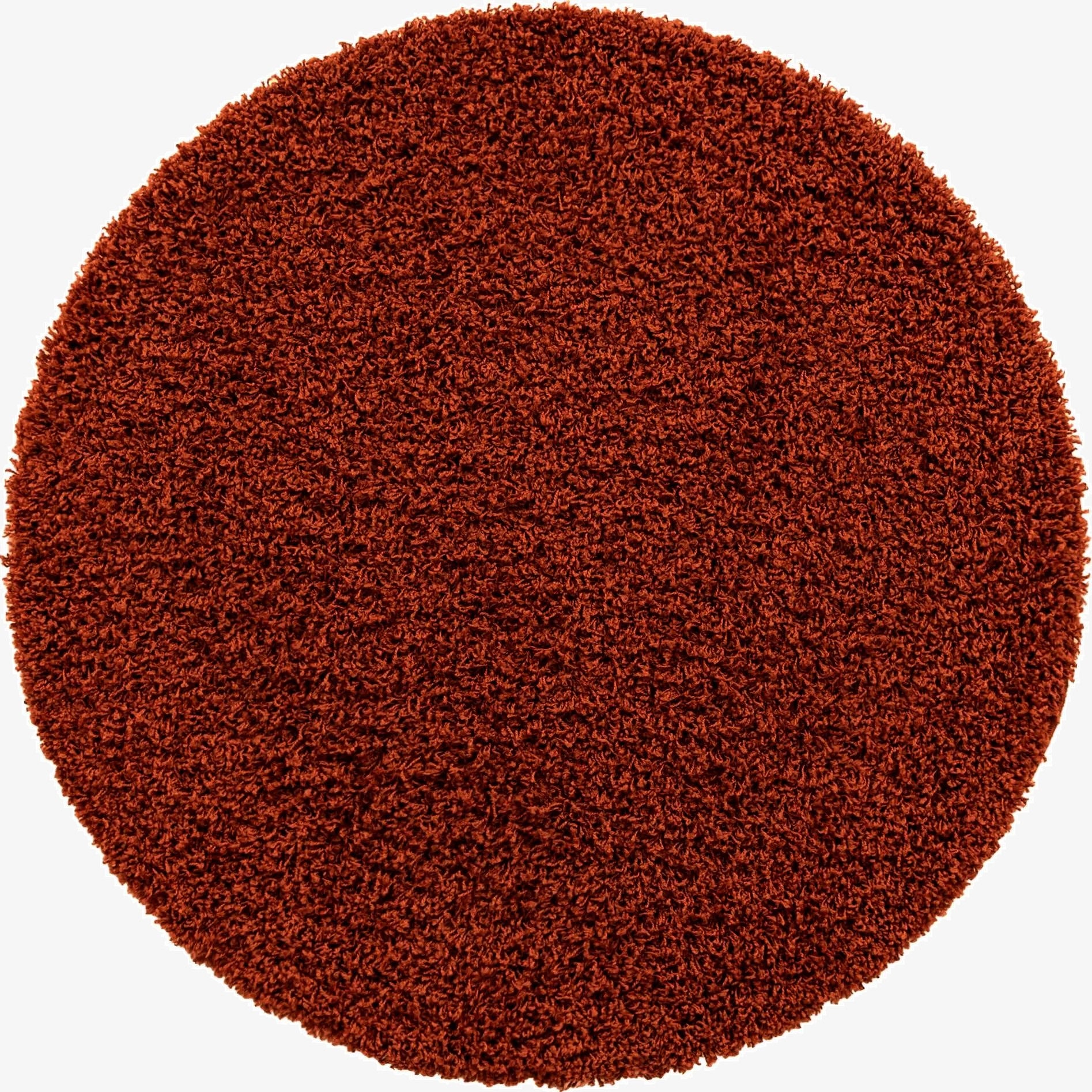 Primary image 4' x 4' Solid Shag Round Rug