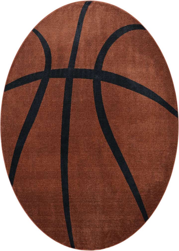7' 10 x 7' 10 Sports Washable Round Rug