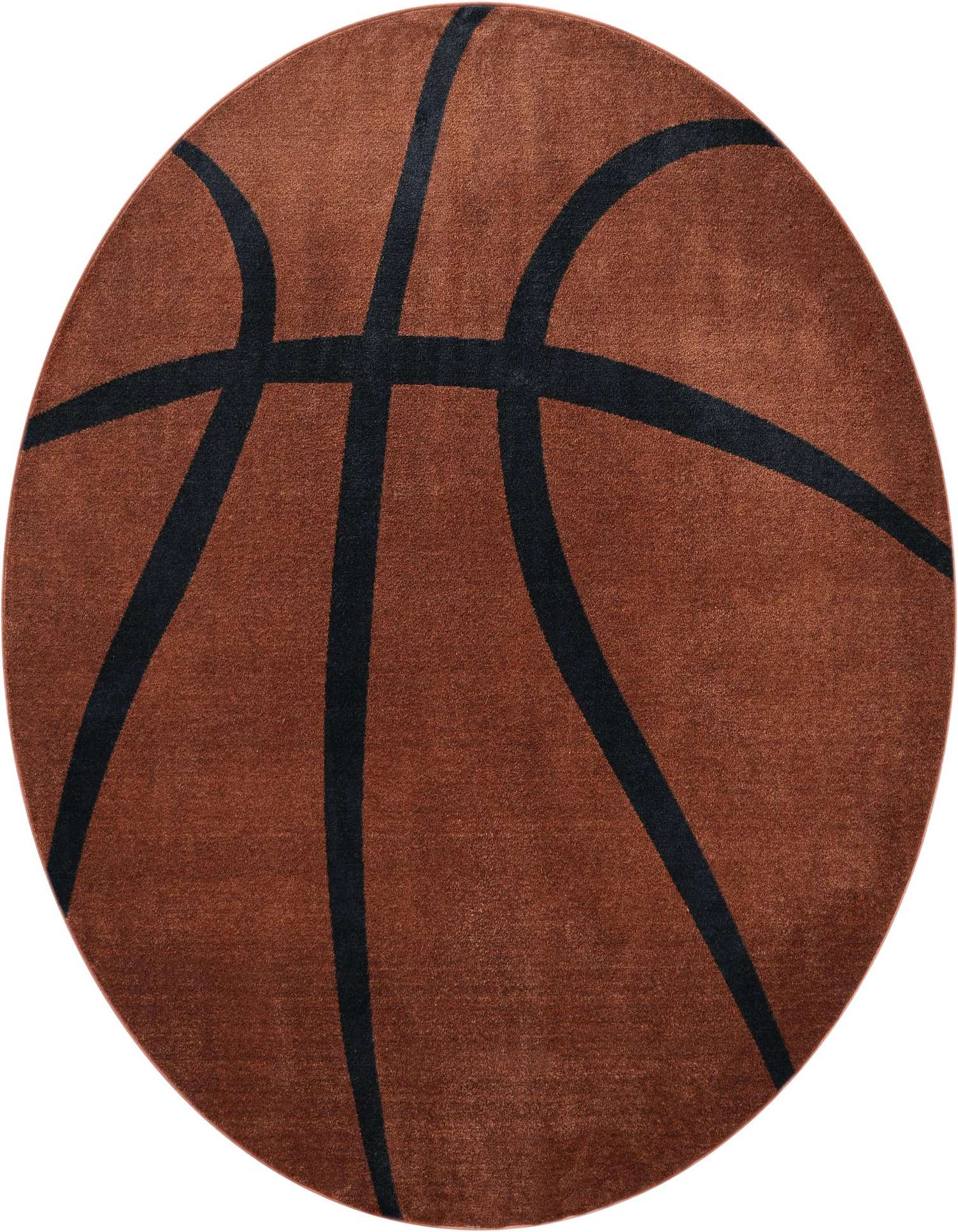 7' 10 x 7' 10 Sports Washable Round Rug