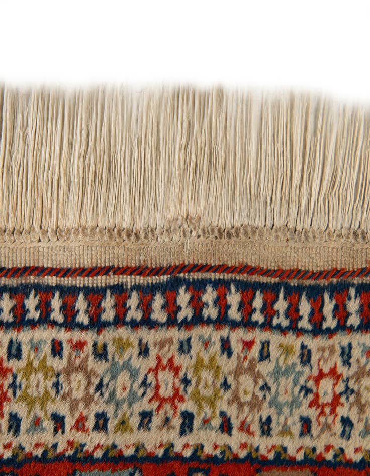 Detail image of 3' 4 x 11' 2  Hand Knotted Ardabil Wool Runner Rug
