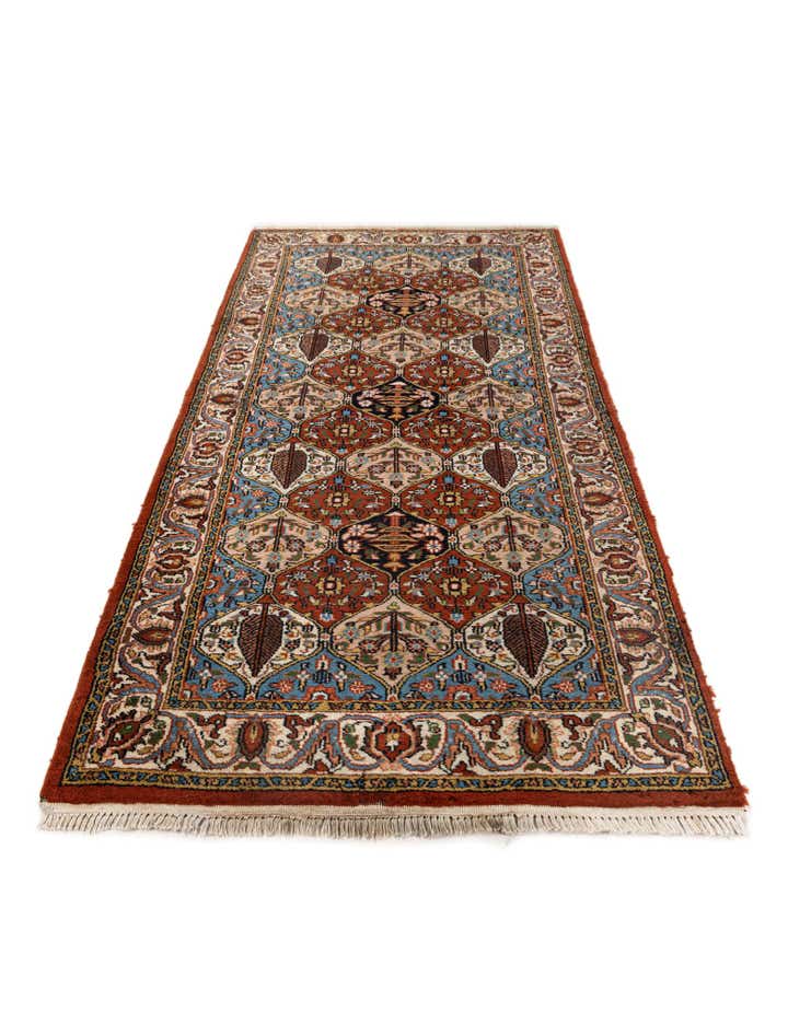 3' x 6' 7 Hand Knotted Bakhtiar Oriental Wool Runner Rug