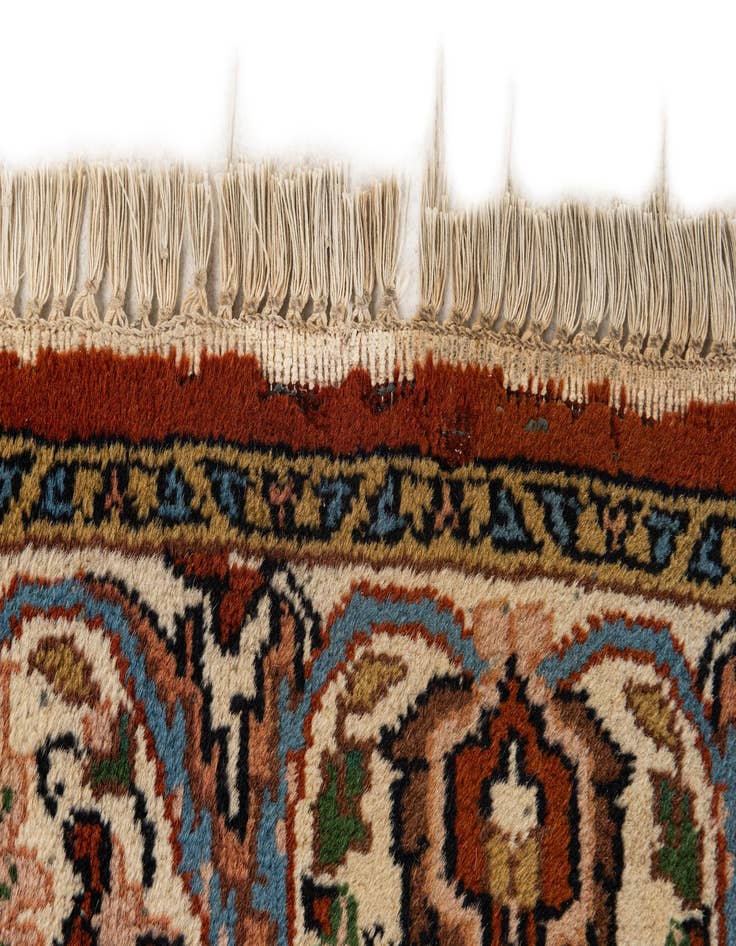 Detail image of 3' x 6' 7  Hand Knotted Bakhtiar Oriental Wool Runner Rug